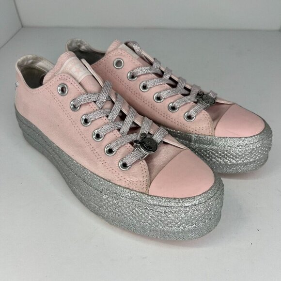 Converse Womens 562237C Pink Chuck Taylor All Star Miley Cyrus Size 7 Sneakers - Picture 2 of 9
